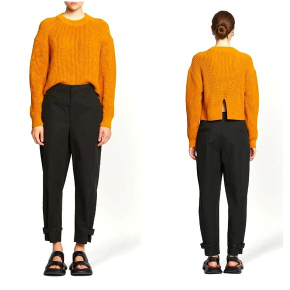 PROENZA SCHOULER White Label Barrel-Leg Pants – Size 2 (fits 2–4) - Picture 2 of 13